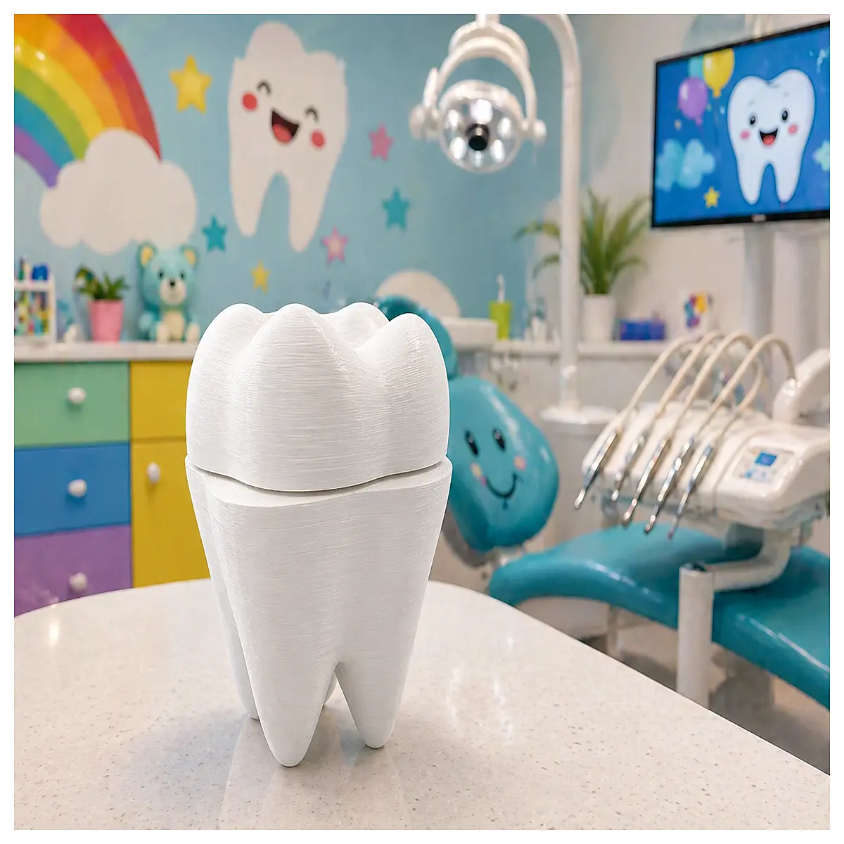 keepsake box for baby s first lost teeth with lock and key cute animal design storage container for milk tooth collection
