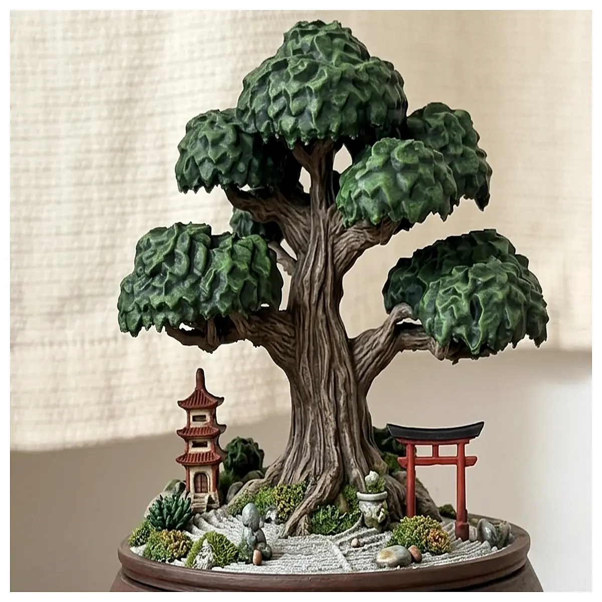 bonsai ceramic piggy bank for kids miniature tree money box desk decor small succulent planter savings jar with lid
