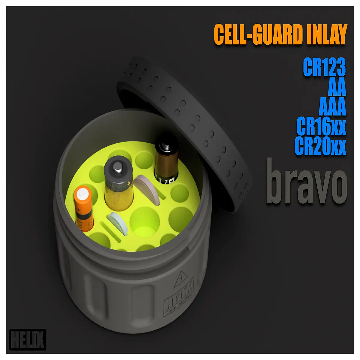 bravo cell guard battery organizer insert pouch for tactical vest molle admin panel storage