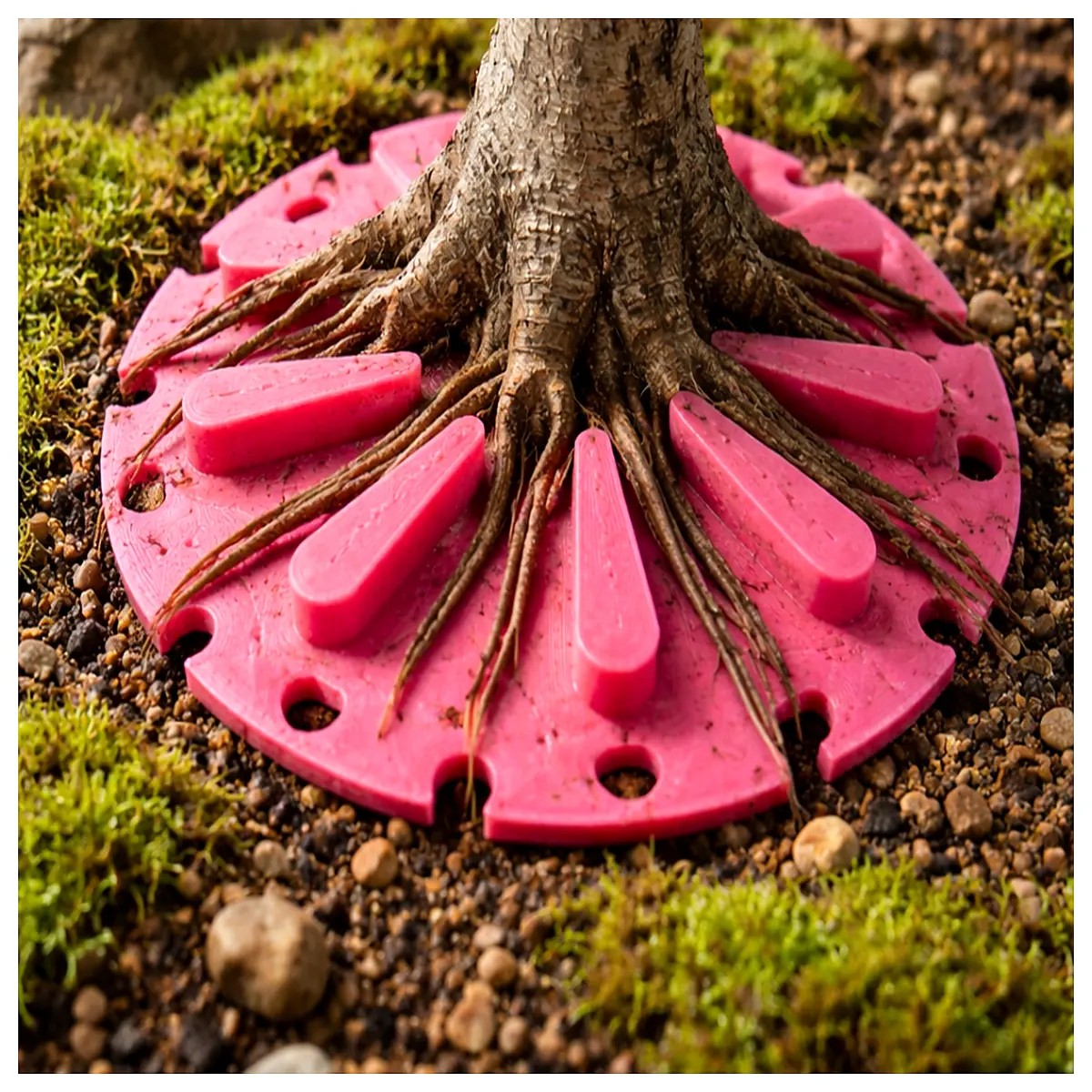 ebihara bonsai root training plate shallow pot for beginner styling