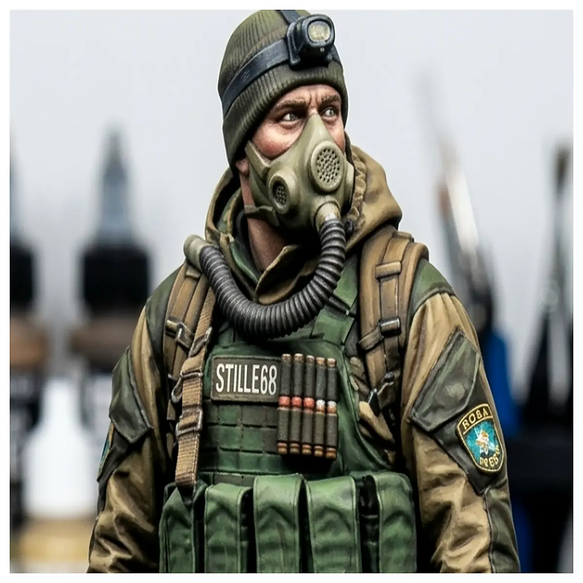 s t a l k e r 1 35 scale figure 50mm resin sci fi post apocalyptic collectible