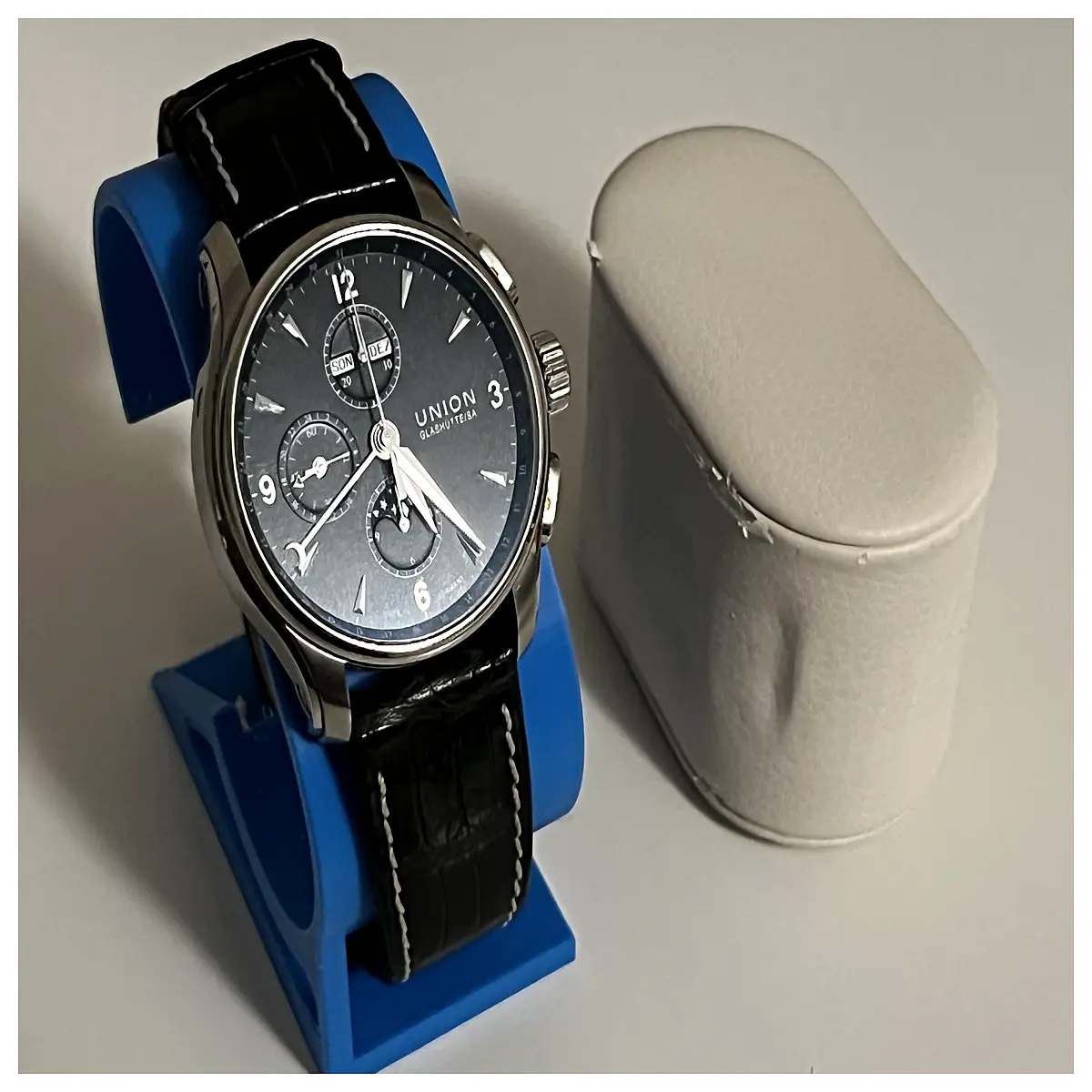 watch organizer for desk storage box with glass cover watch winder case