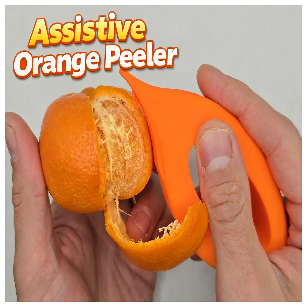 easy peel orange slicer tool kitchen gadget for kids fruit peeler safety cutter