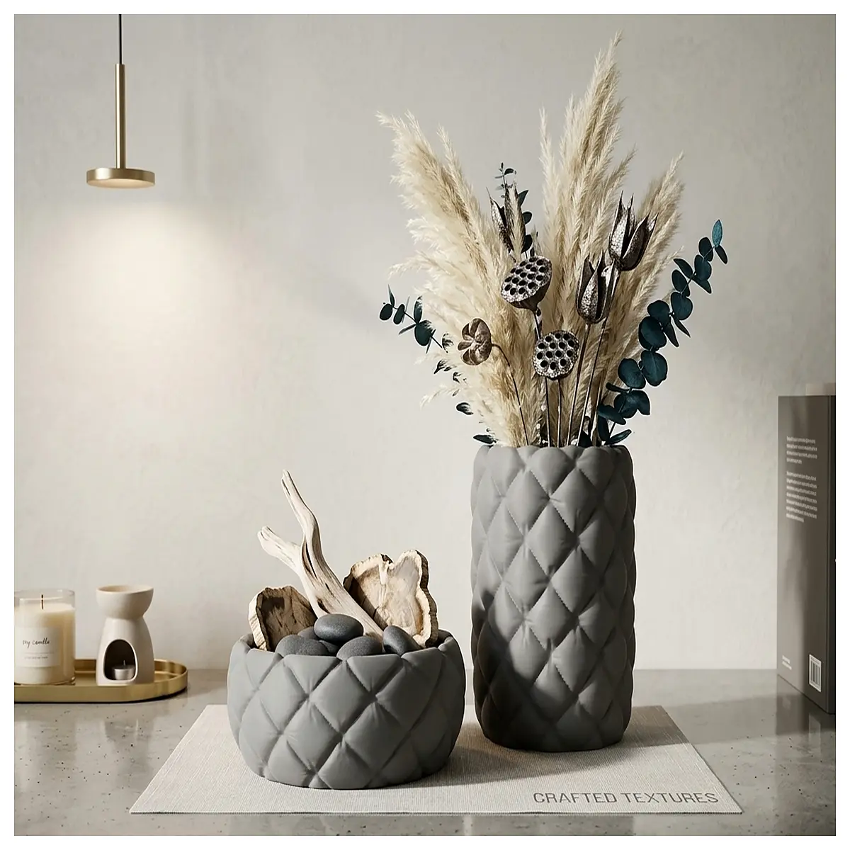 modern decorative pillow vase 180x135mm ceramic home decor living room accent table centerpiece