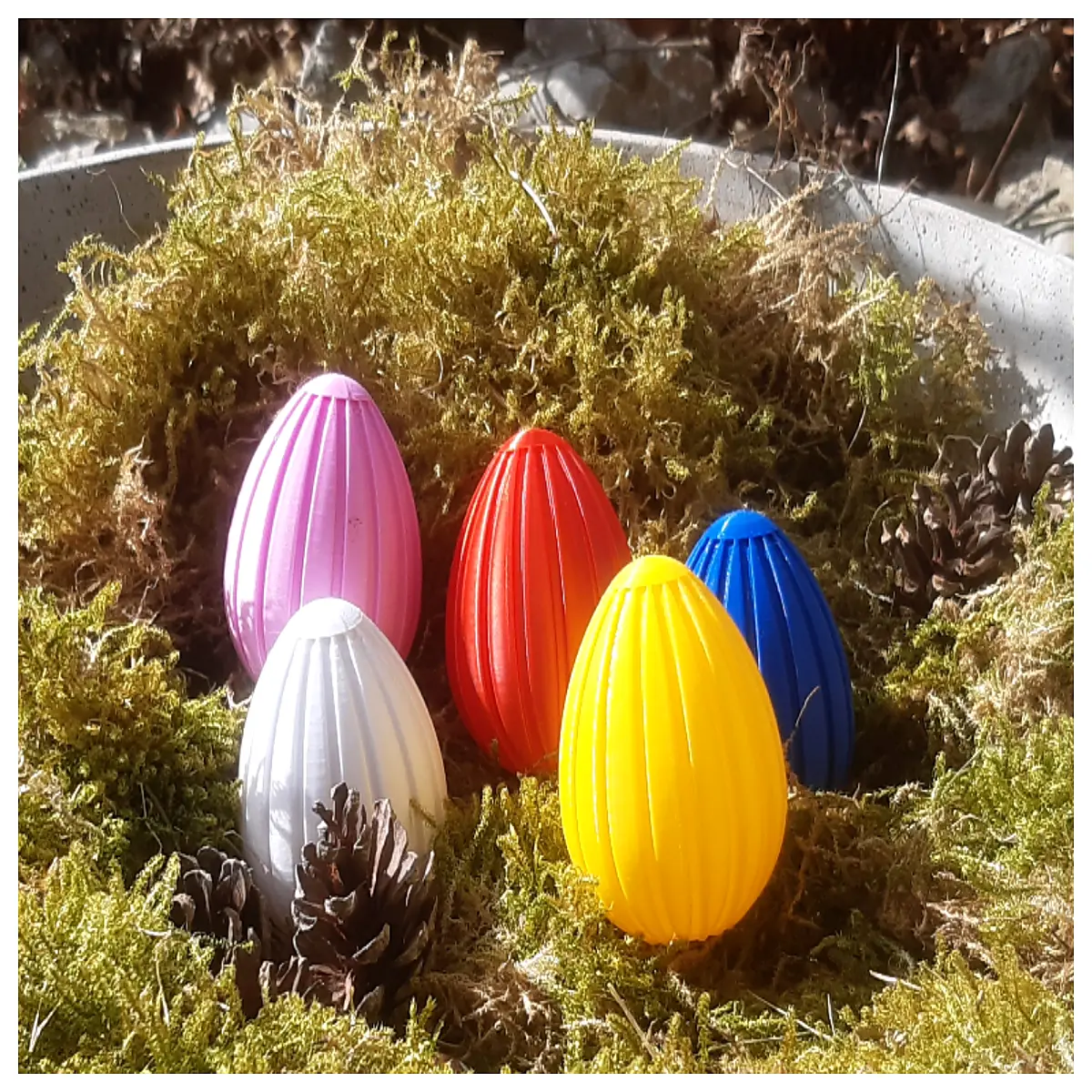 easter egg decorations small pattern mini chocolate shells plastic hollow candy containers for kids party favors