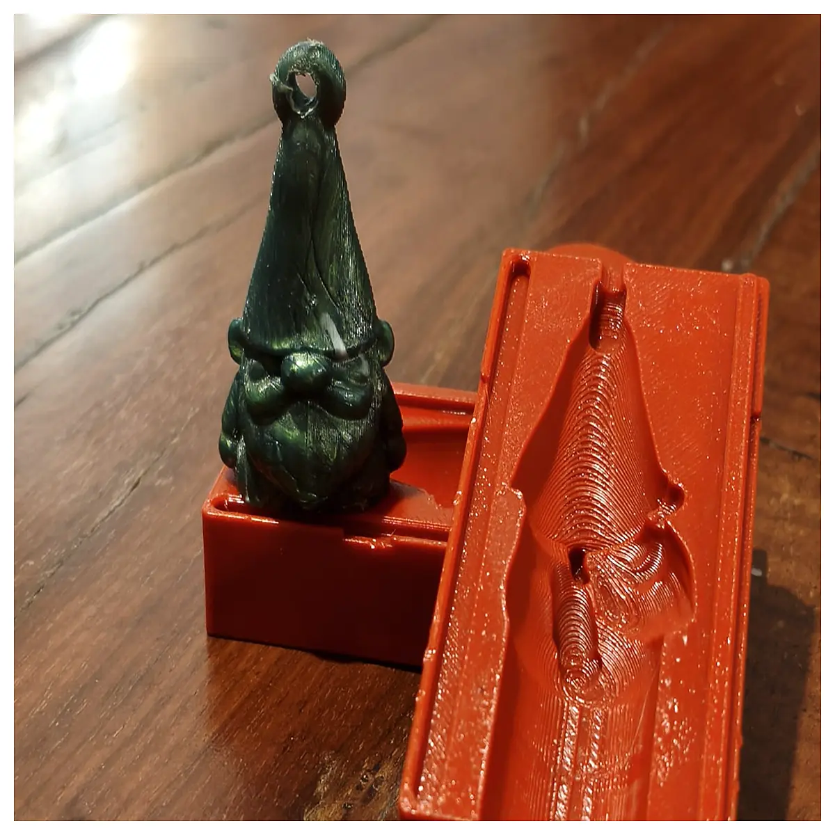 recycled pla mini gnome keychain injection silicone rubber for crafts