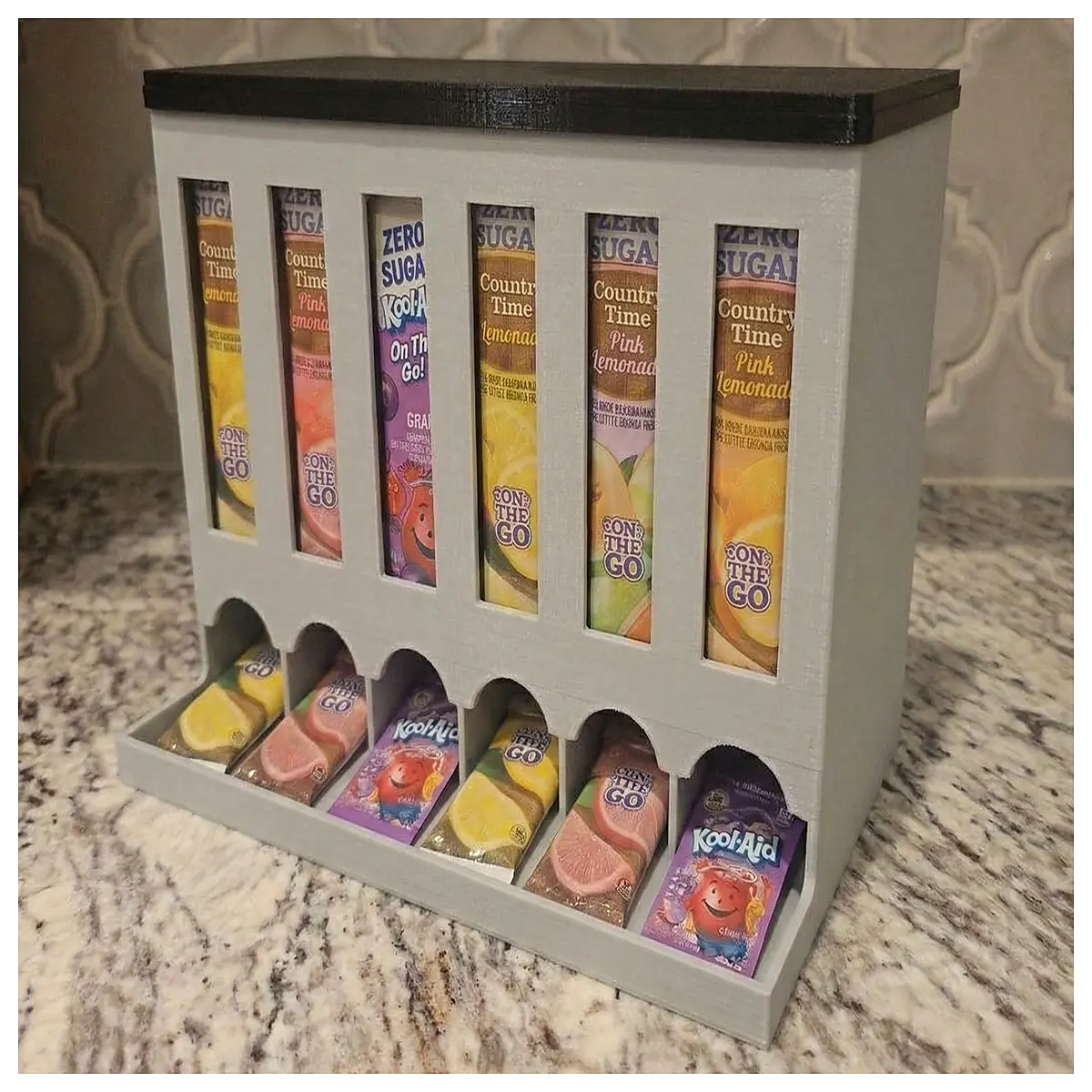 feed spice jar organizer with window for coffee tea powder storage