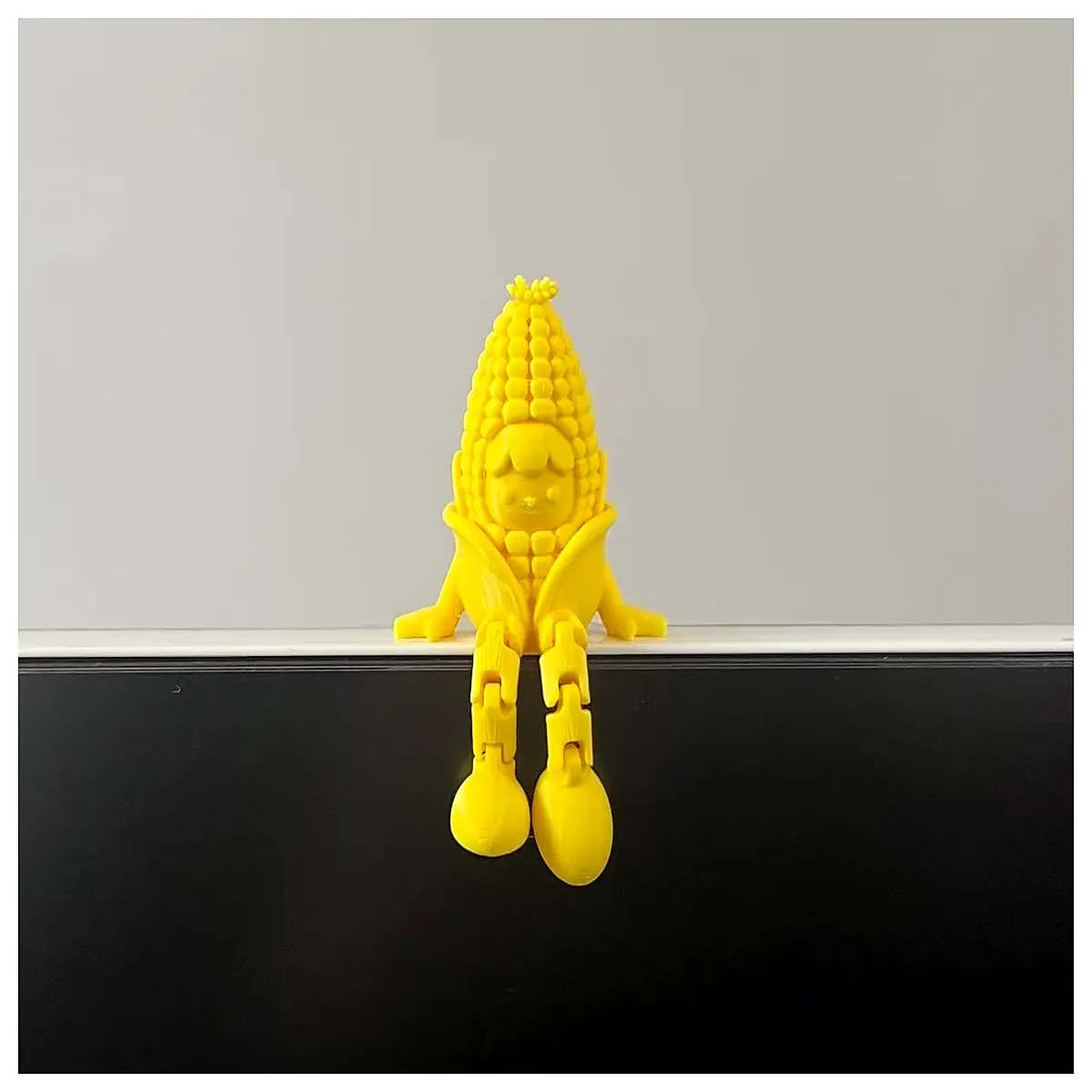 cute corn baby desk ornament movable joint action figure kawaii desktop helper funny cartoon character statue office decor gift