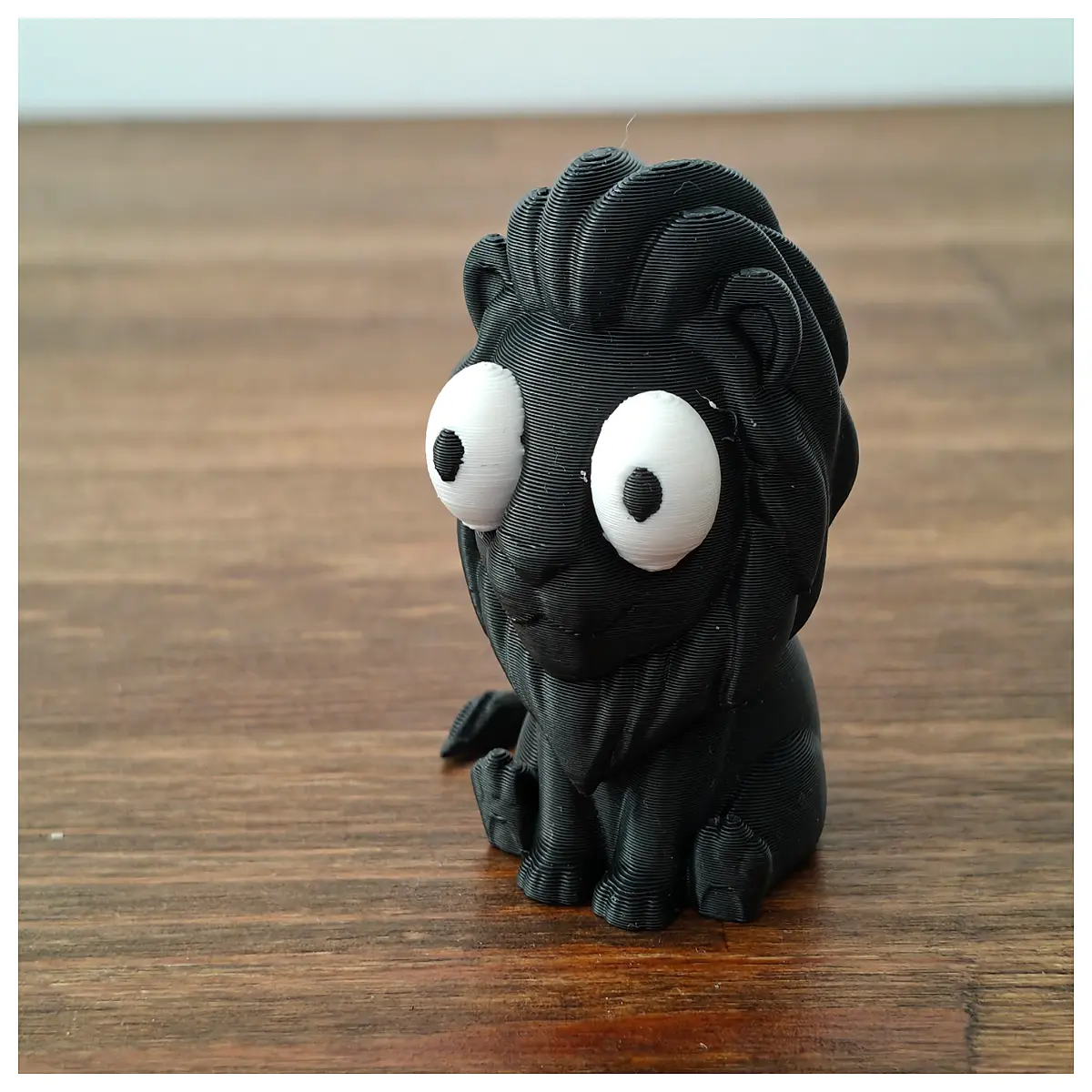 cute cartoon lion plush toy funny big eyes keychain for kids bag charm