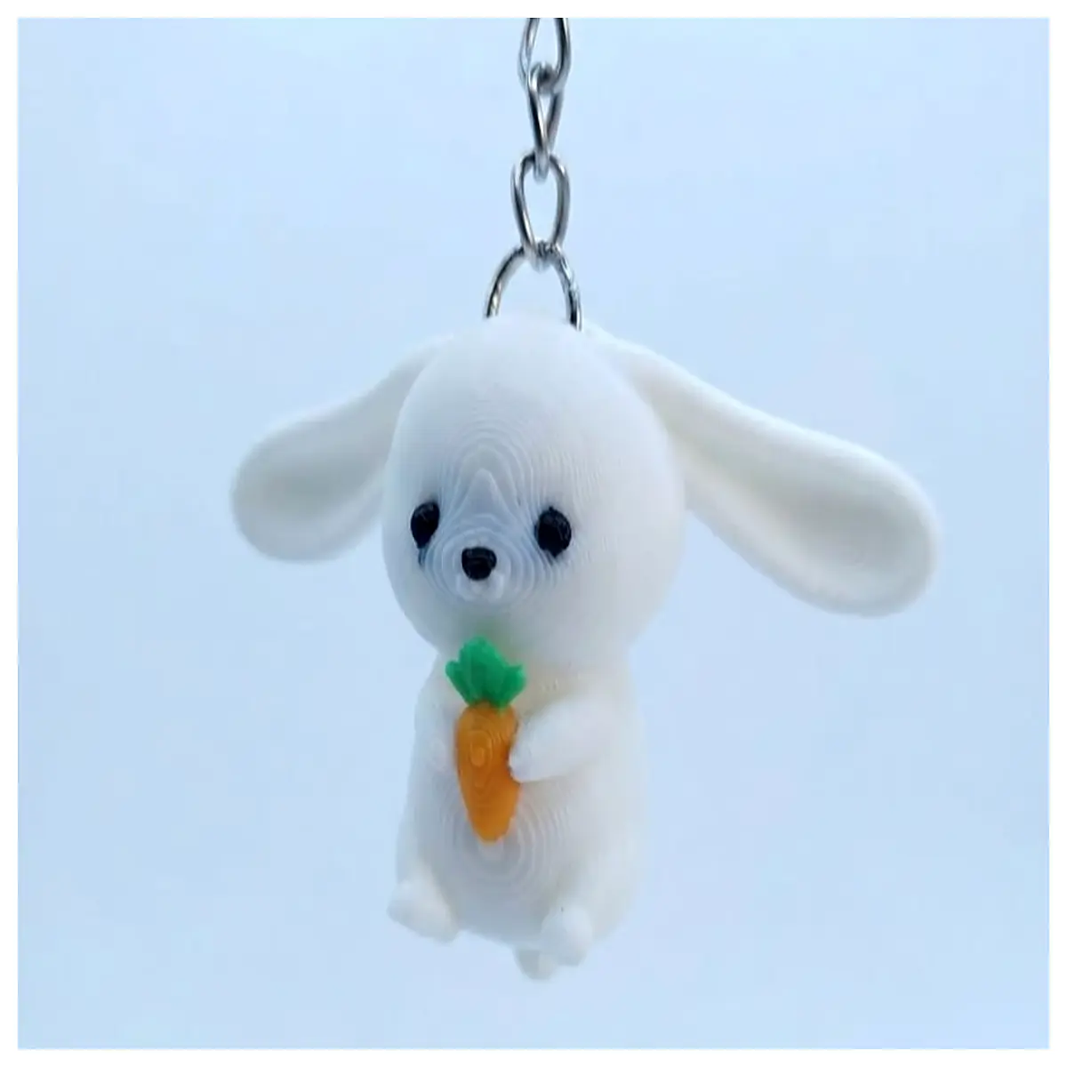 cute rabbit keychain with magnet for bags purse organizer charm adorable animal accessory gift
