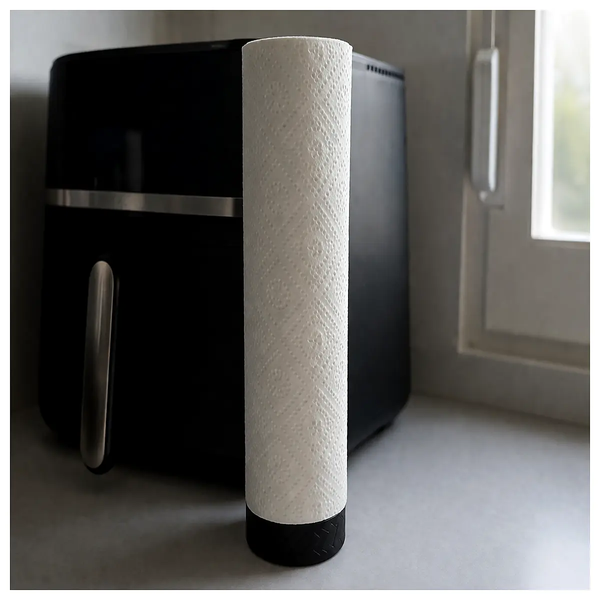 kitchen paper towel holder countertop organizer roll dispenser