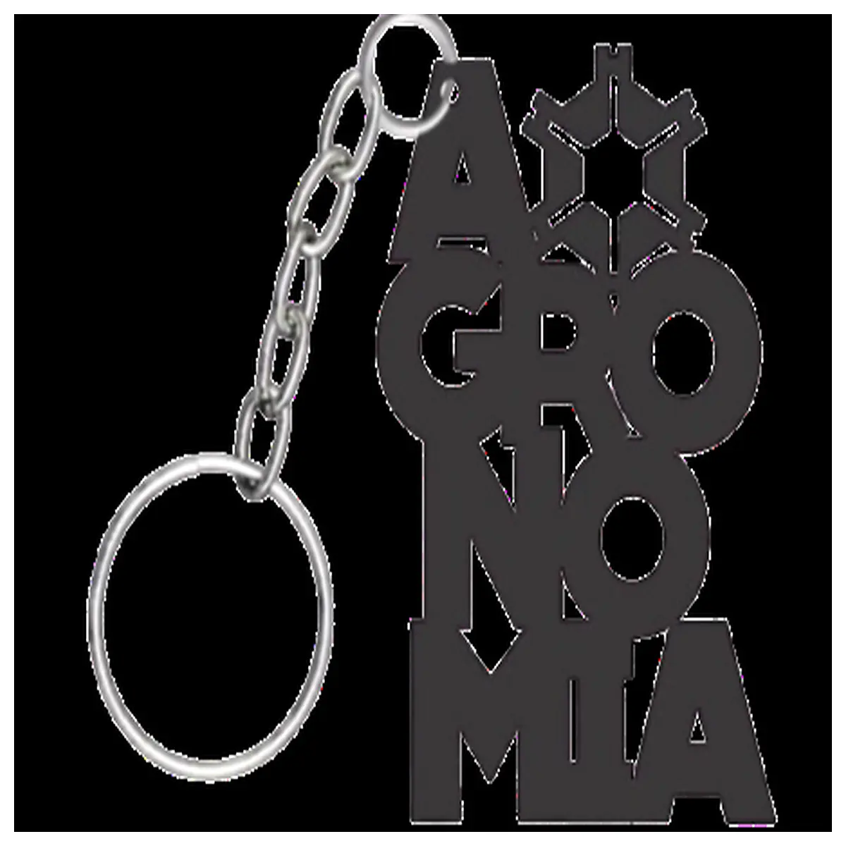 botany science keychain students teachers lab coat charm agriculture major accessory