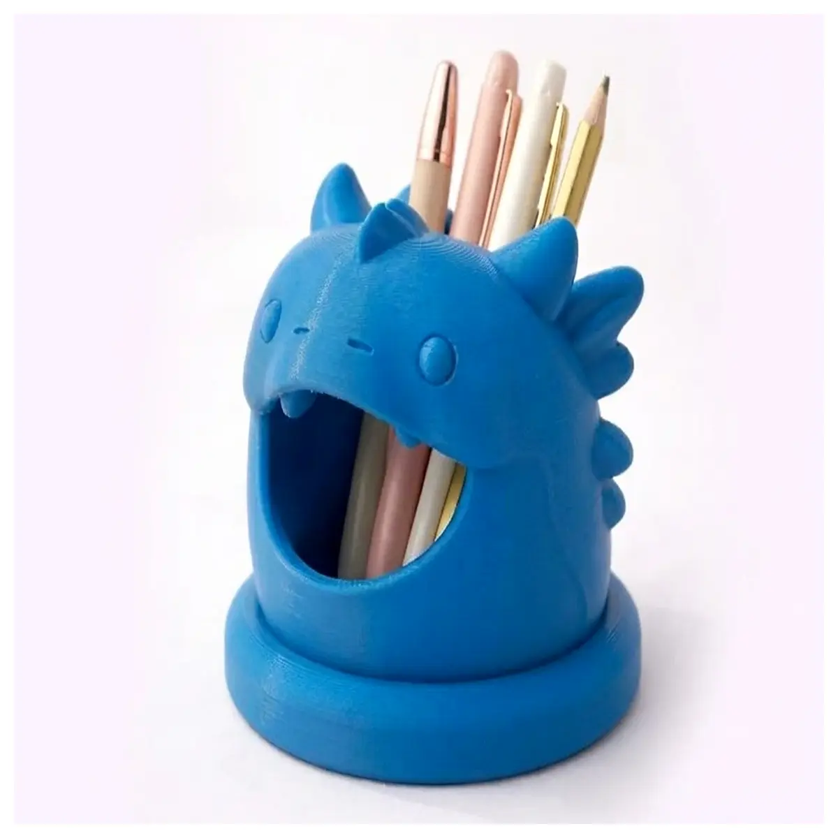 cute dinosaur desk organizer pen holder for kids office supplies stationery storage box