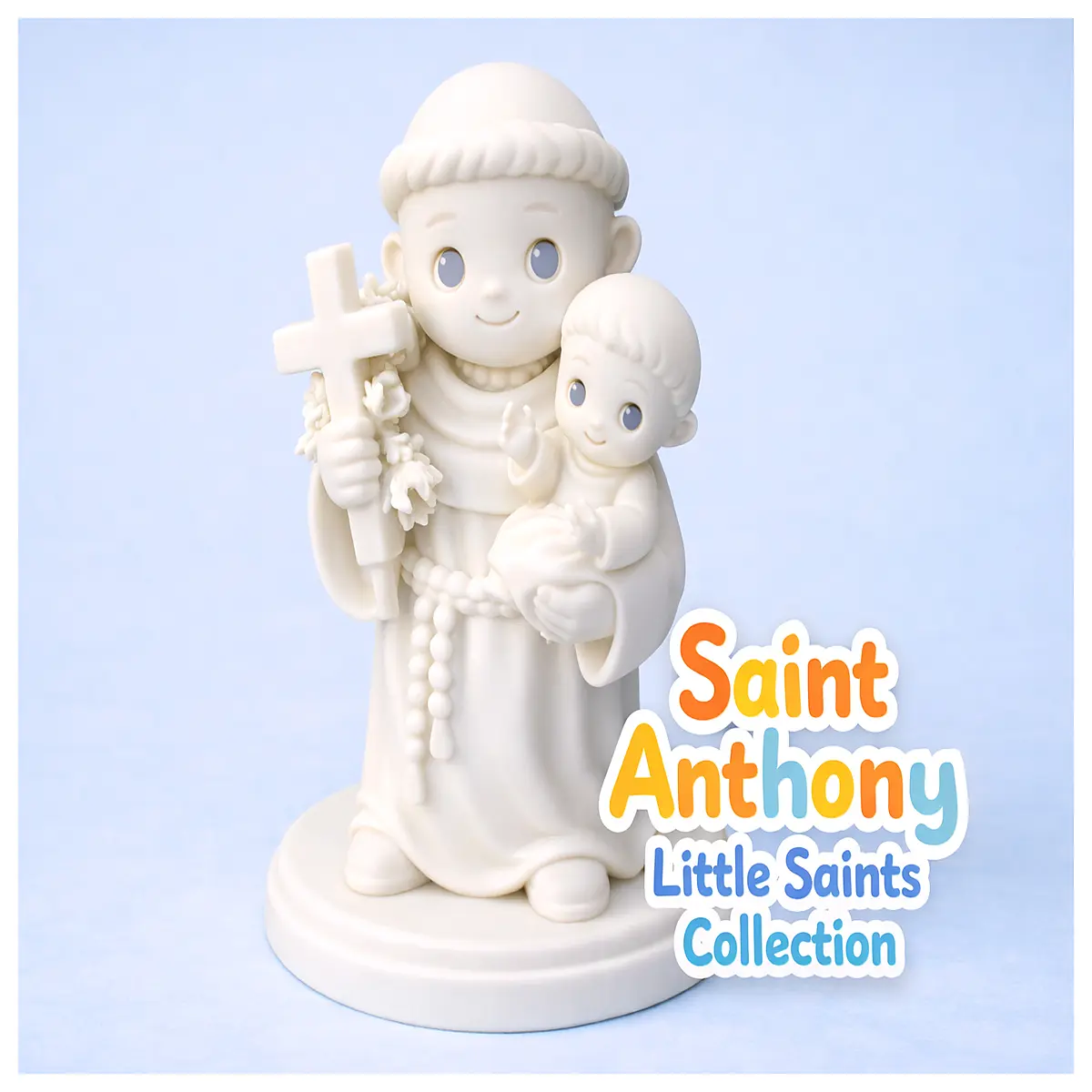 st anthony of padua small saint figurine religious catholic home altar decoration holy statue gift