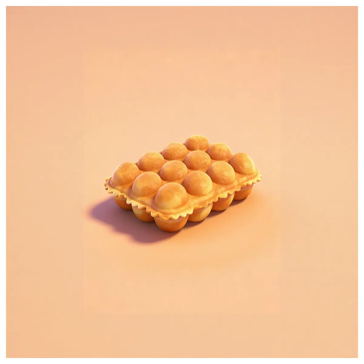miniature realistic egg waffle toy for kids coloring pretend play dollhouse accessories