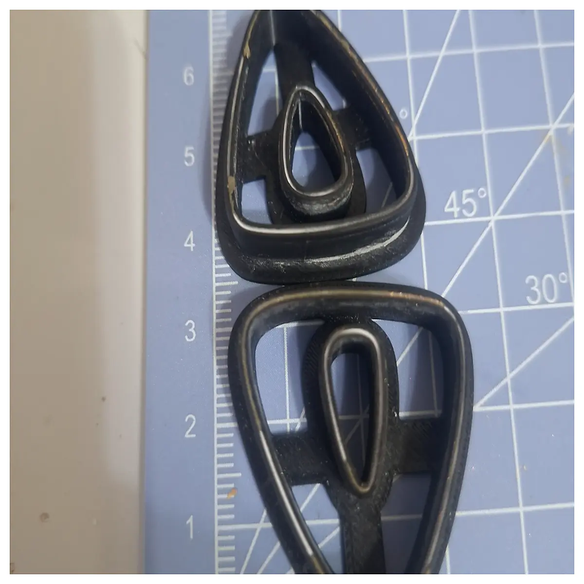 triangle clay cutter tool for soap making fondant embossing polymer clay slice guide