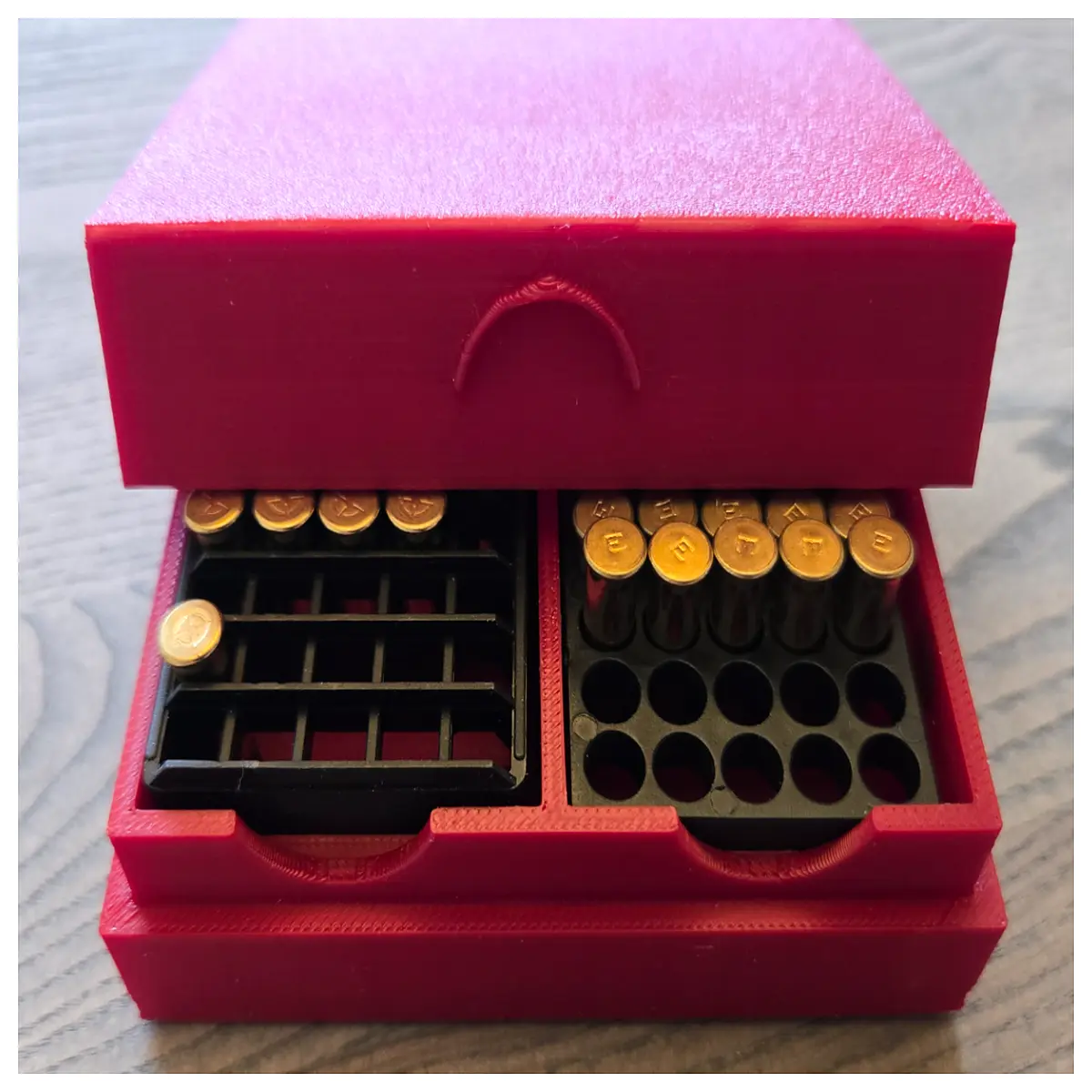 22lr ammo box holder stackable magazine loader for rimfire ammunition storage