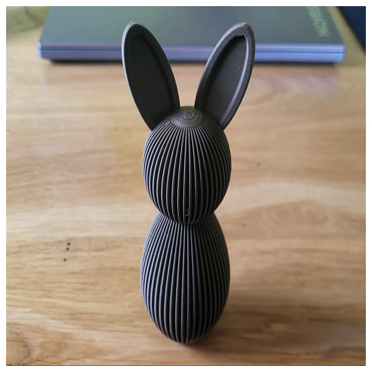wabi sabi easter bunny decor minimalist rabbit figurine home accent