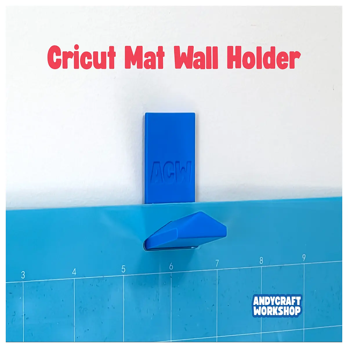 cricut cutting mat wall organizer rack holder storage for craft room supplies