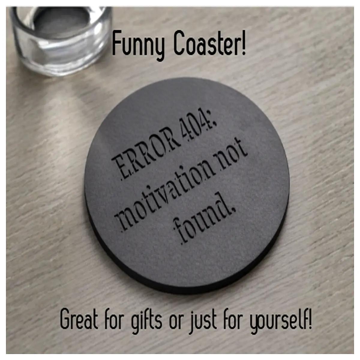 fun novelty coasters for desk funny mood booster gifts quirky drink mats