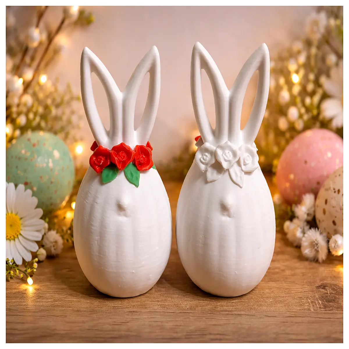 cute plastic bunny egg for kids easter basket stuffer toys party favors decoration