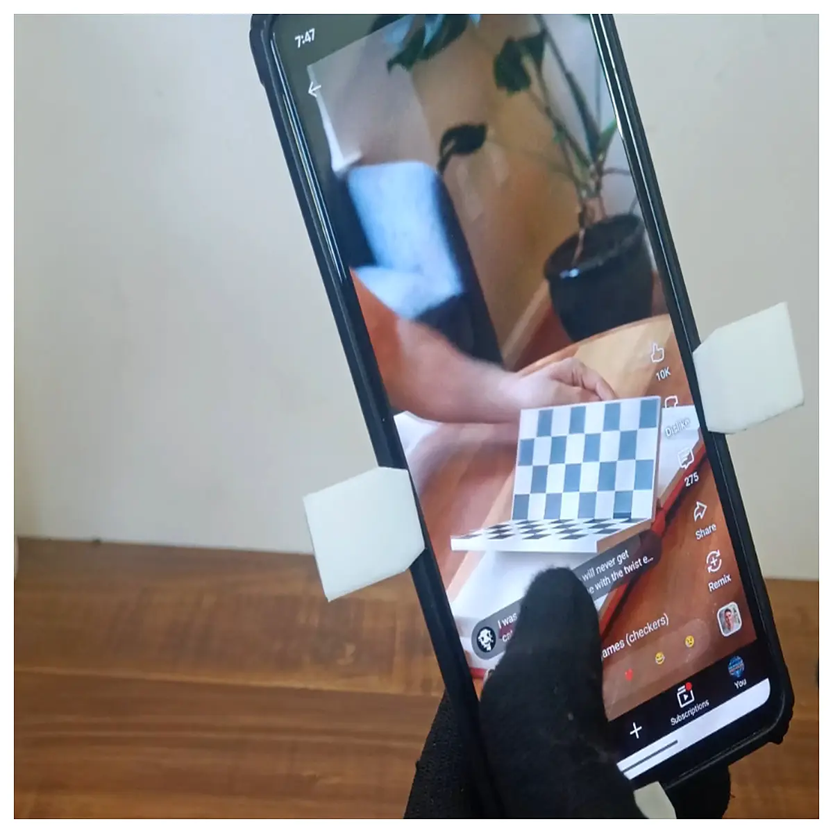 adjustable ergonomic phone holder for desk car mount hands viewing