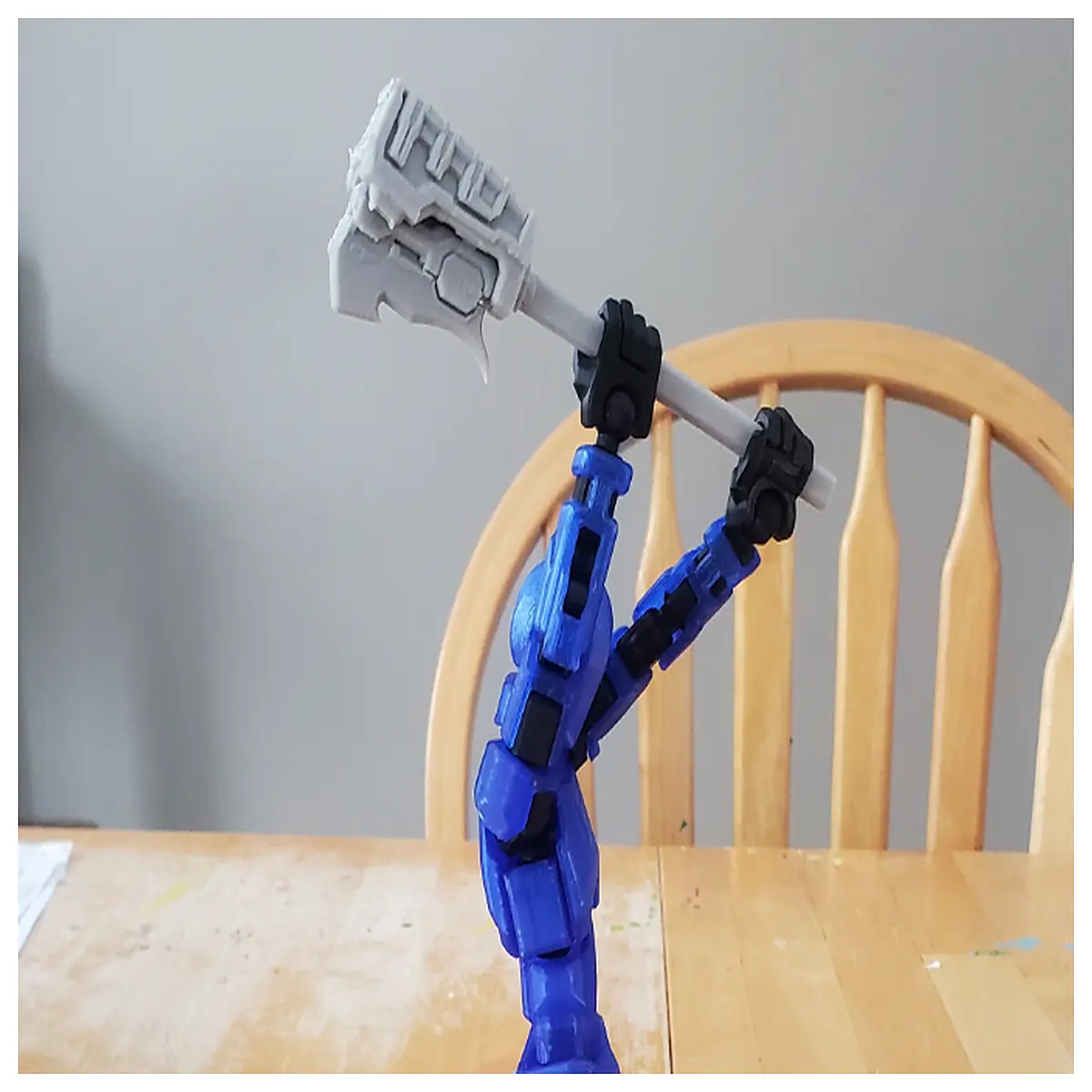 infinite practice dummy 13 hammer prop cosplay weapon for gamers
