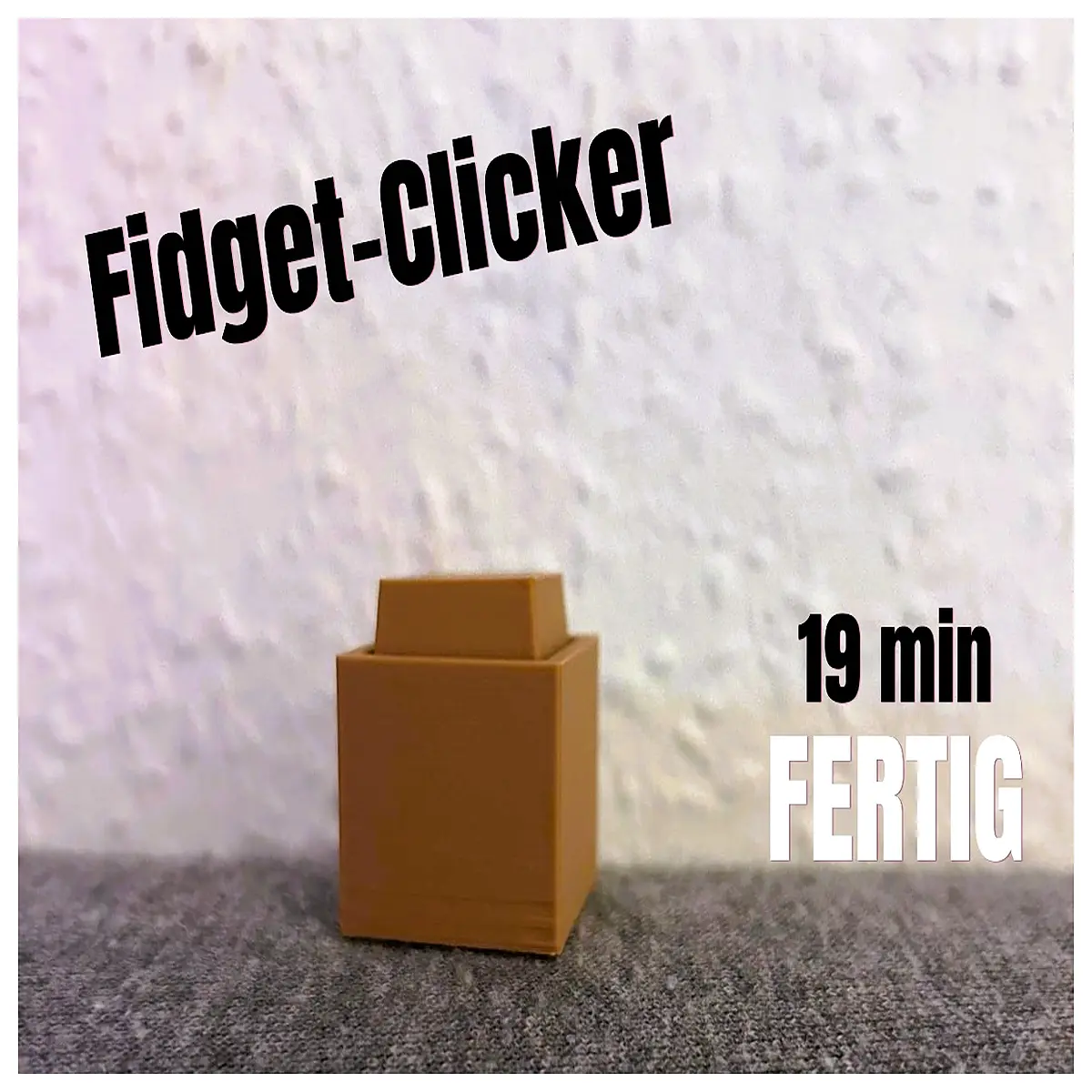 fidget clicker toy for anxiety relief stress ball pocket size