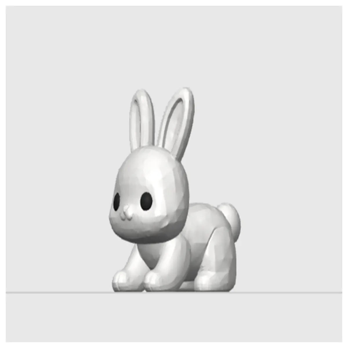 minimalist rabbit decor cute bunny figurine modern home office desk accessory aesthetic room styling