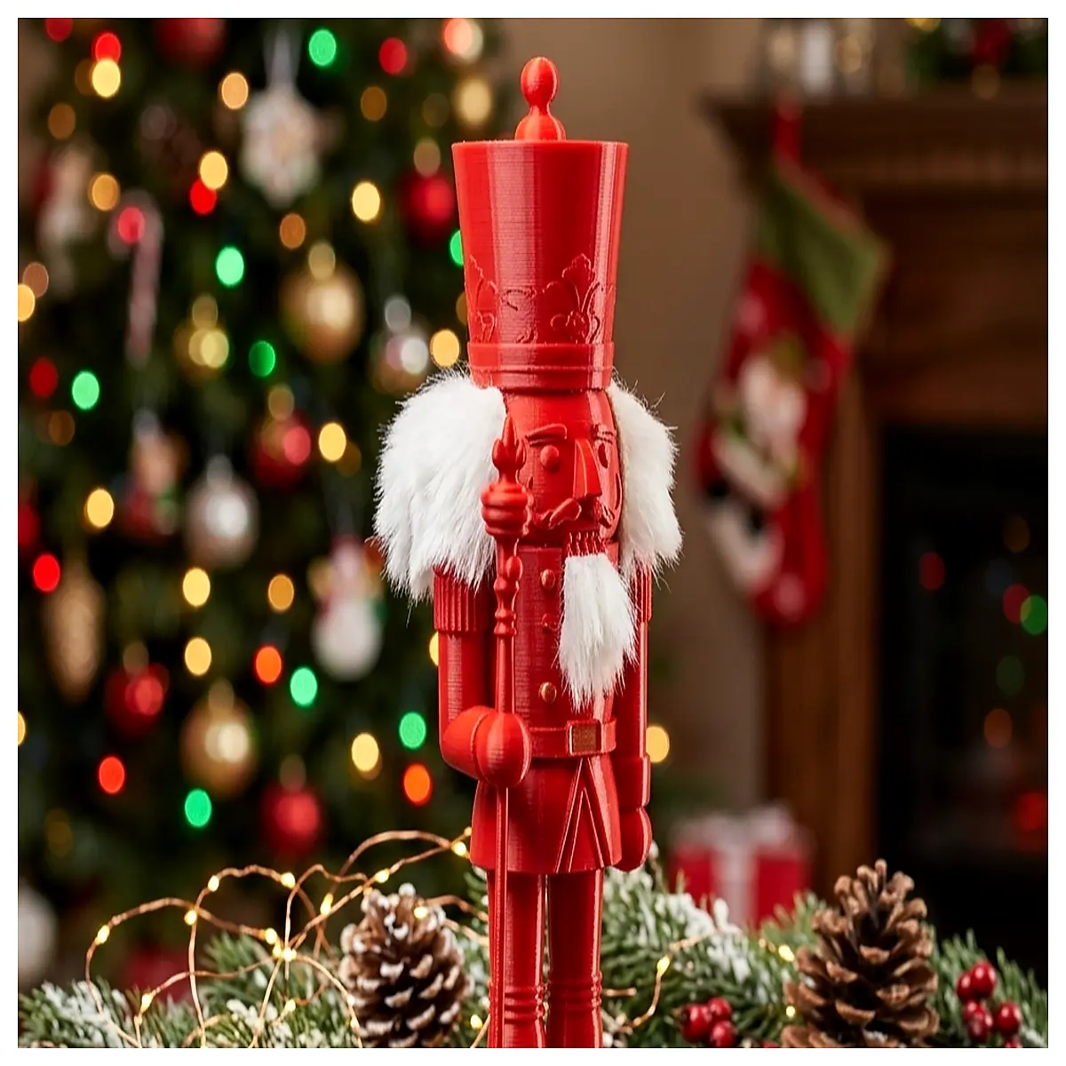victorian style walnut cracker nutcracker vintage home decor gift