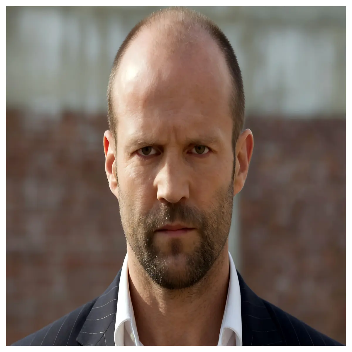 jason statham bust statue collectible action figure resin home office decor men