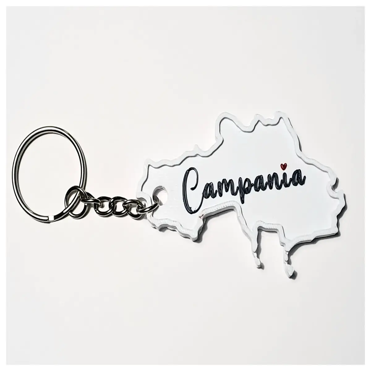 elegant minimalist campania keychain her metal bag charm