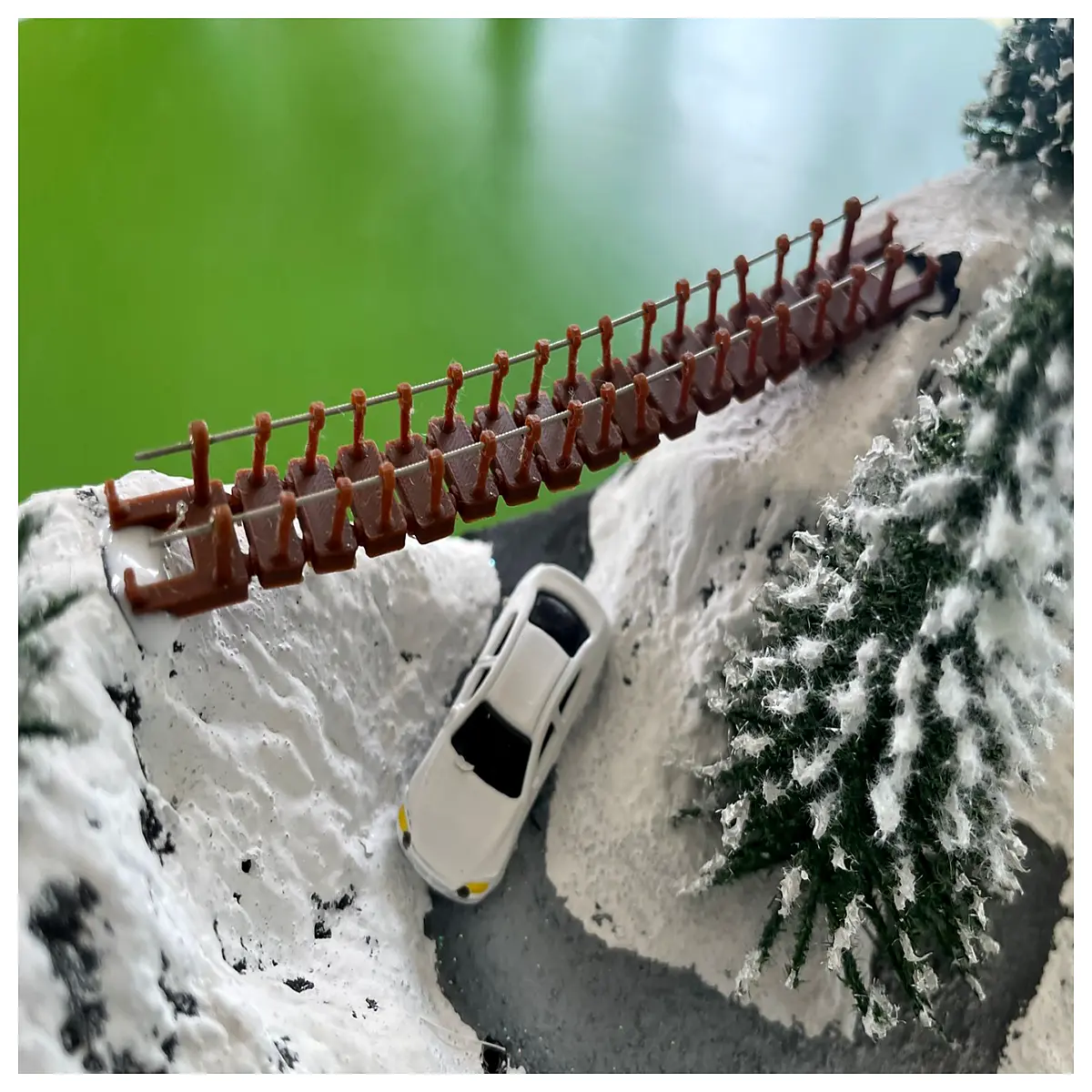 suspension bridge miniature diy engineering toy architecture science educational kids