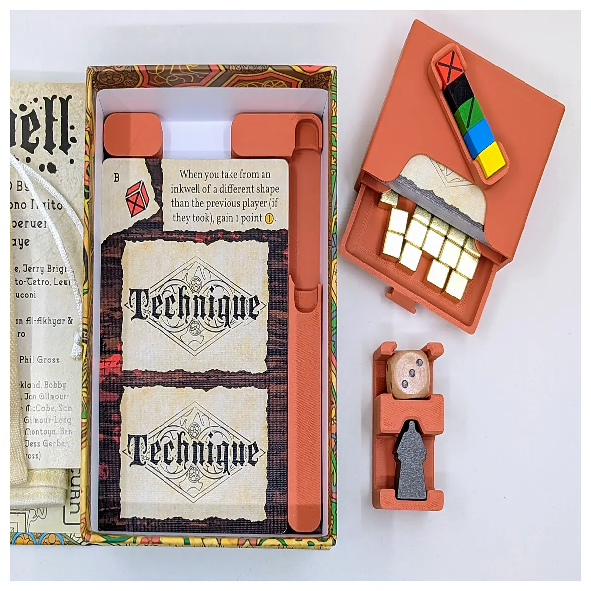 desk organizer insert for inkwell storage desktop stationery holder liner office supply tray divider