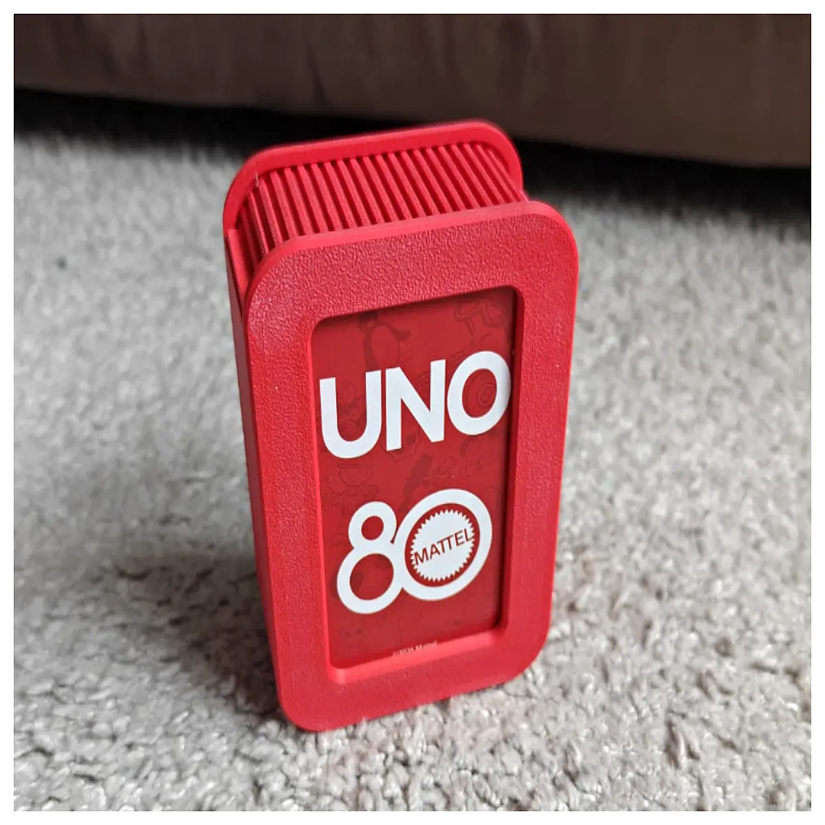uno card game storage box sliding lid organizer travel case for uno cards protective holder