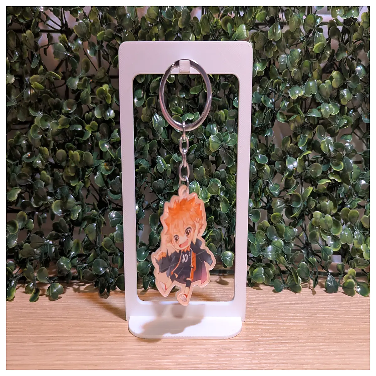 acrylic single keychain for jewelry charms pendants hook organizer retail shop counter
