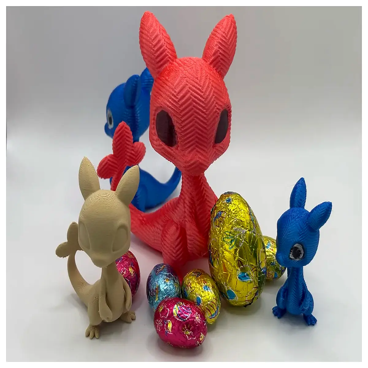 easter deco lizard figurine garden lawn ornament resin animal statue spring holiday yard decor