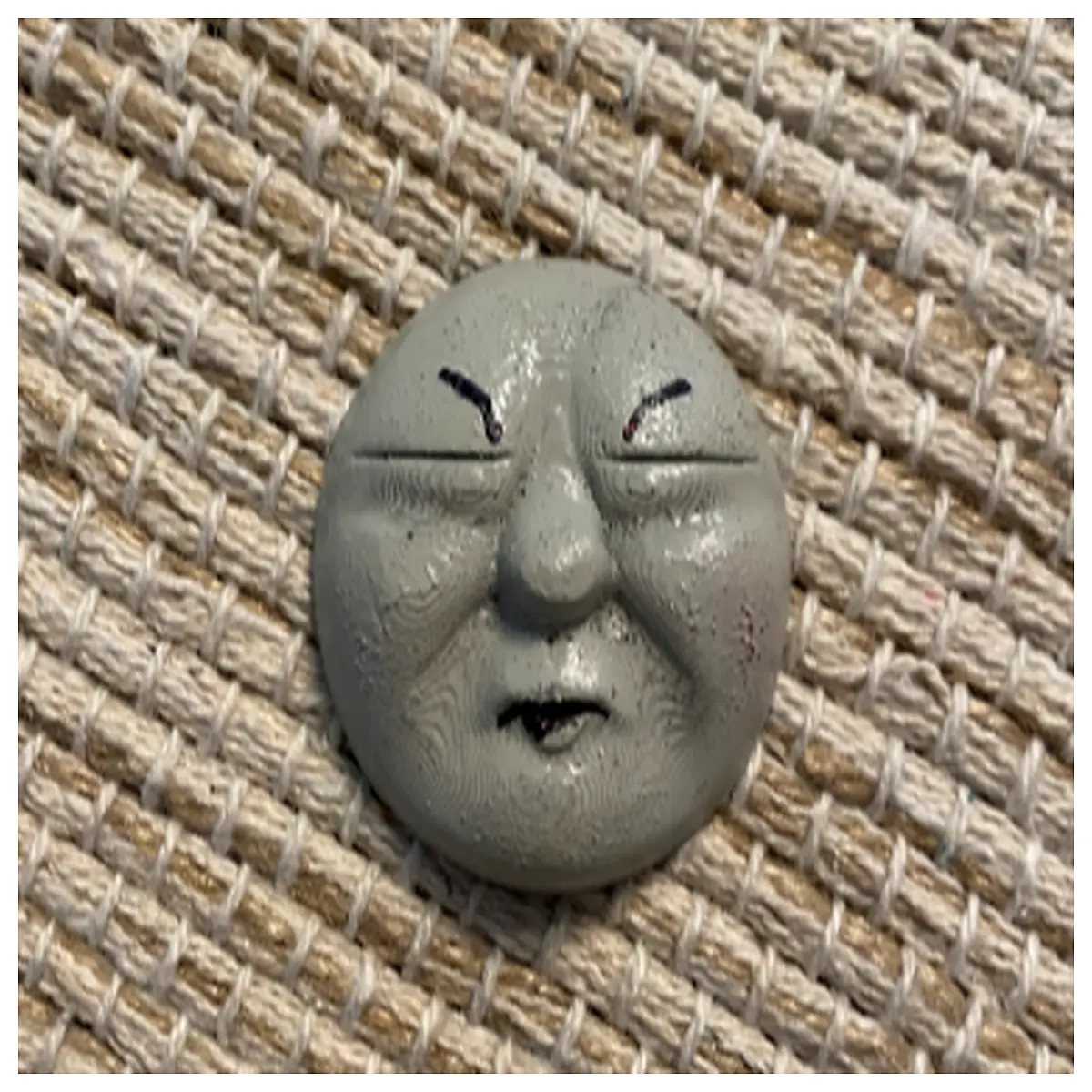 thomas the tank engine crying face plush toy sad expression character doll emotional friend kids