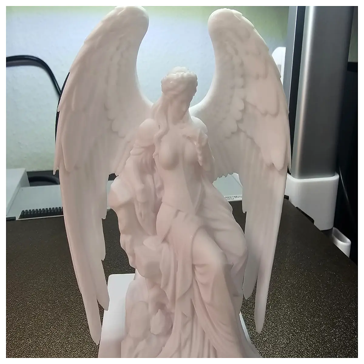 heavenly angel figurine statue divine spirit art decor