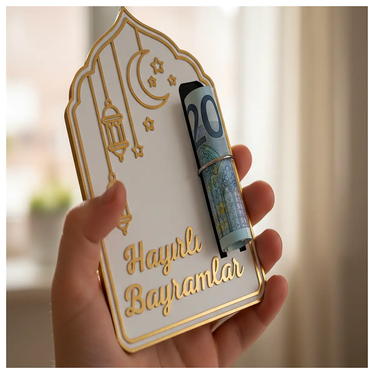 eid al fitr door hanger islamic crescent moon lantern home decor ramadan mubarak sign festive party supplies