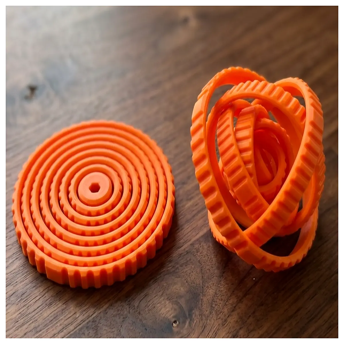 fidget spinner ring anti stress anxiety relief toy metal spinning top for adults adhd tool