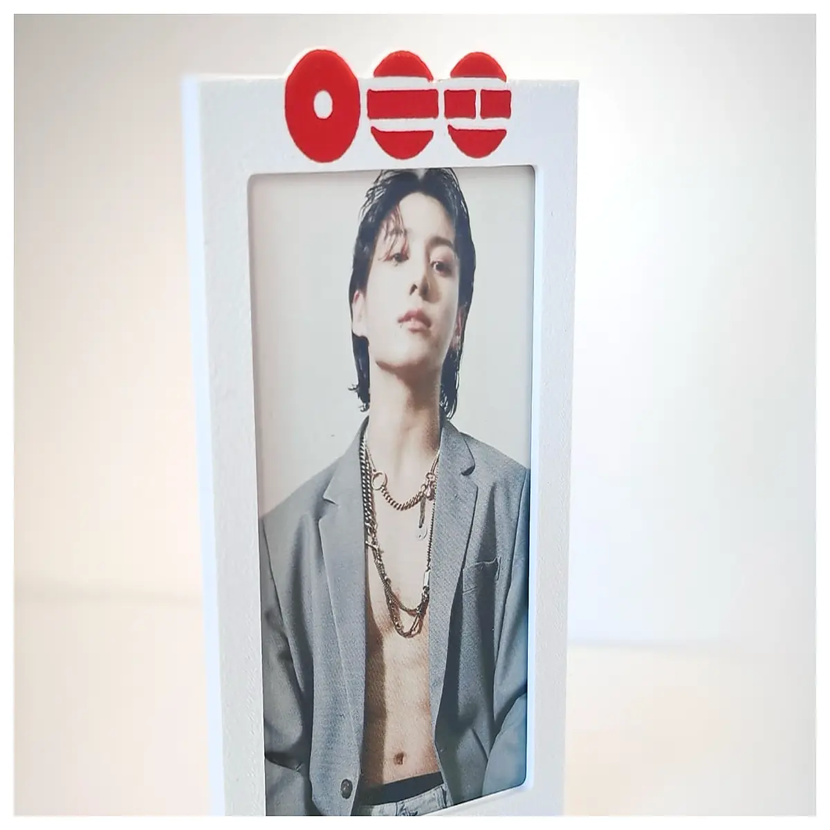kpop photocard frame holder for bts cards shelf collectible album storage
