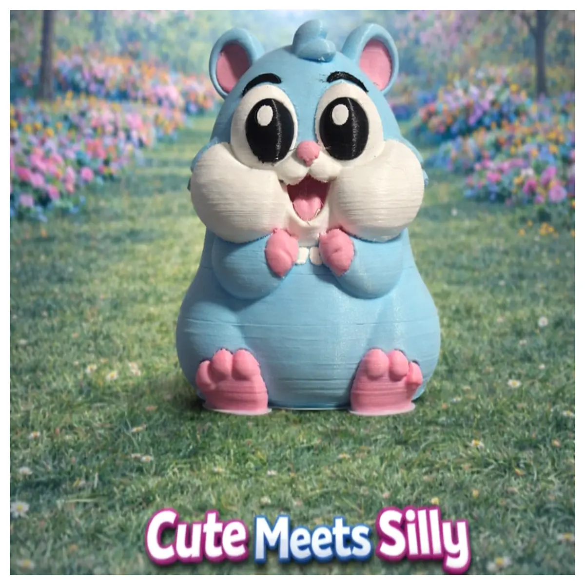 cute hamster plush toy soft hugging pillow for kids bedroom decor