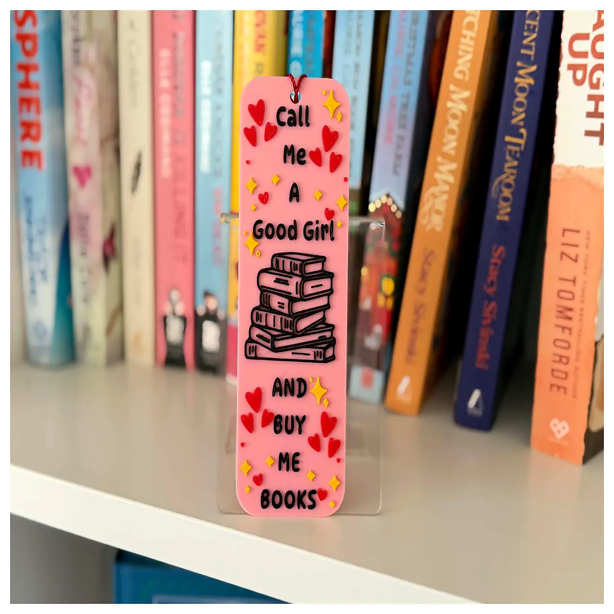 cute bookmark for girl reading lover aesthetic stationery gift