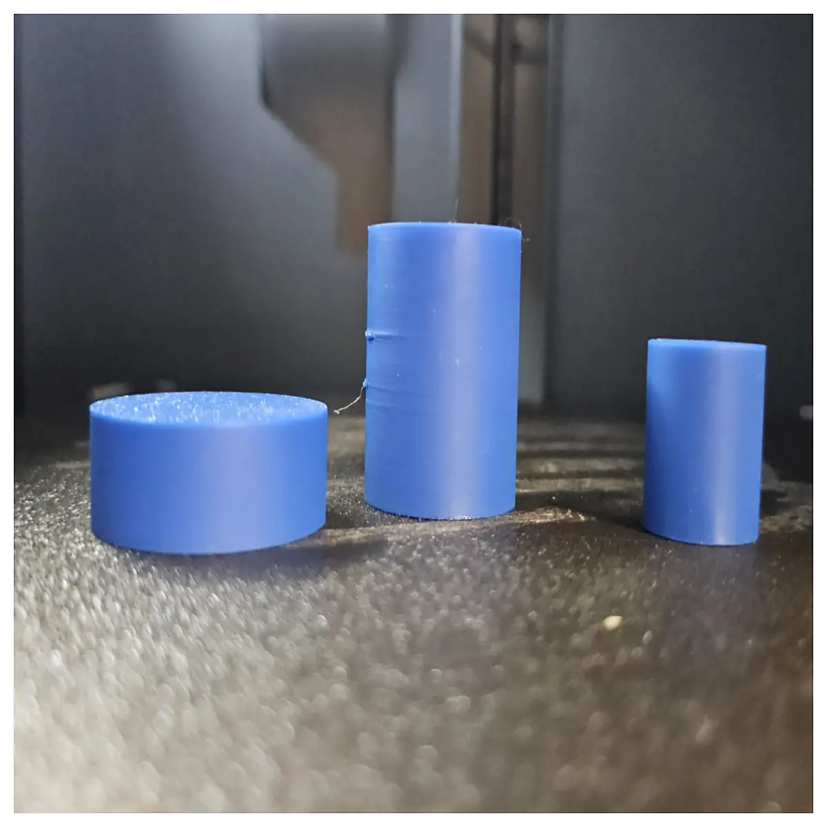 parametric chamfered cylinder cad stl step file for printing engineering design