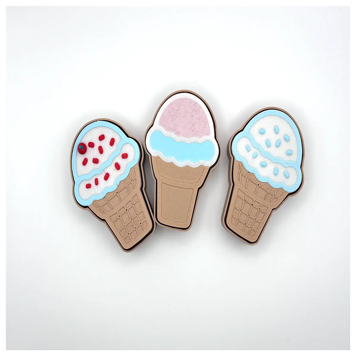 fidget ice cream cone stress relief toy squeeze it anti anxiety sensory fun for kids adults