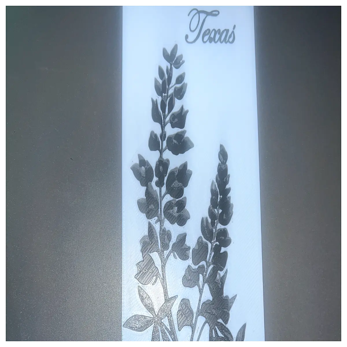 texas bluebonnet pressed flower bookmark botanical dried floral page marker for readers nature lover gift idea