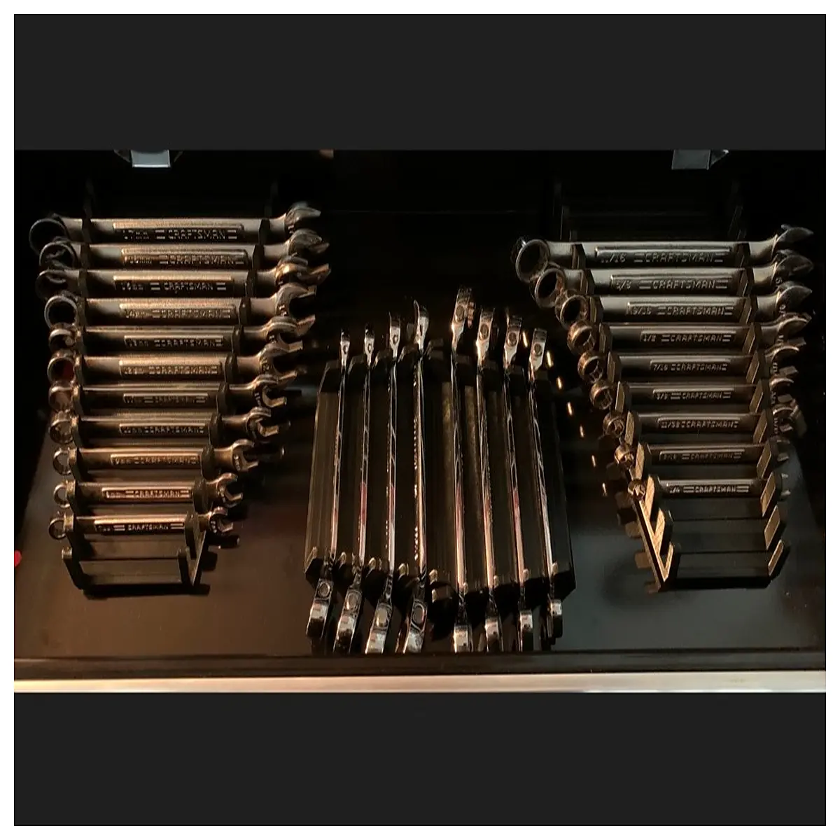 magnetic wrench holder organizer rack for garage tool storage wall mount duty magnetic strip
