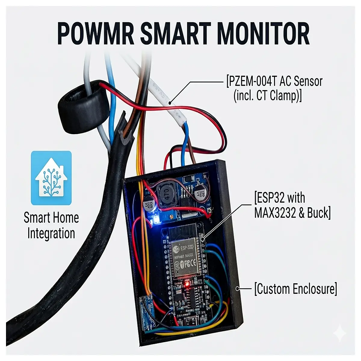 esp32 solar monitoring enclosure ip67 waterproof weatherproof outdoor case for pv panel controller diy electronics project