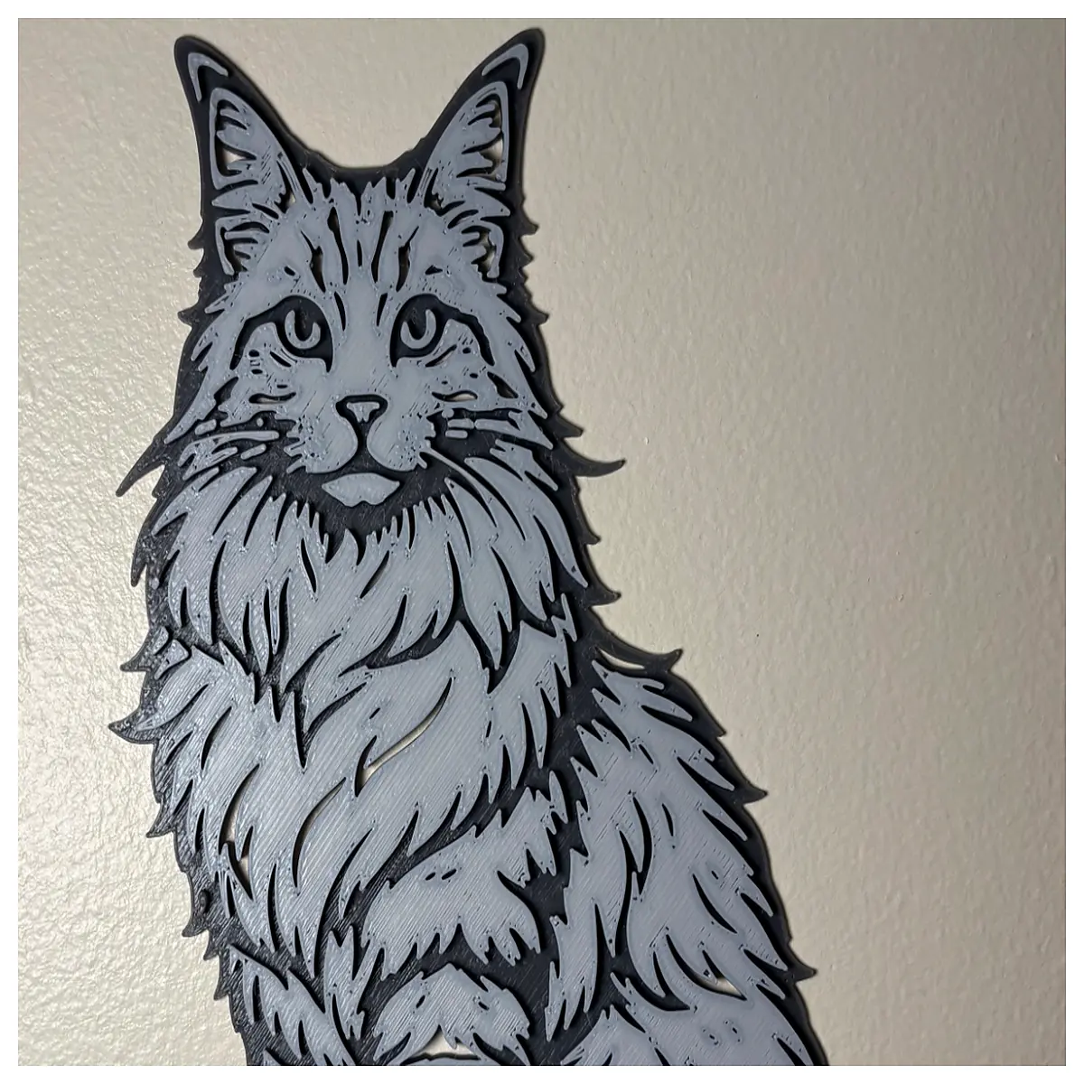 maine coon cat wall art canvas prints large living room decor